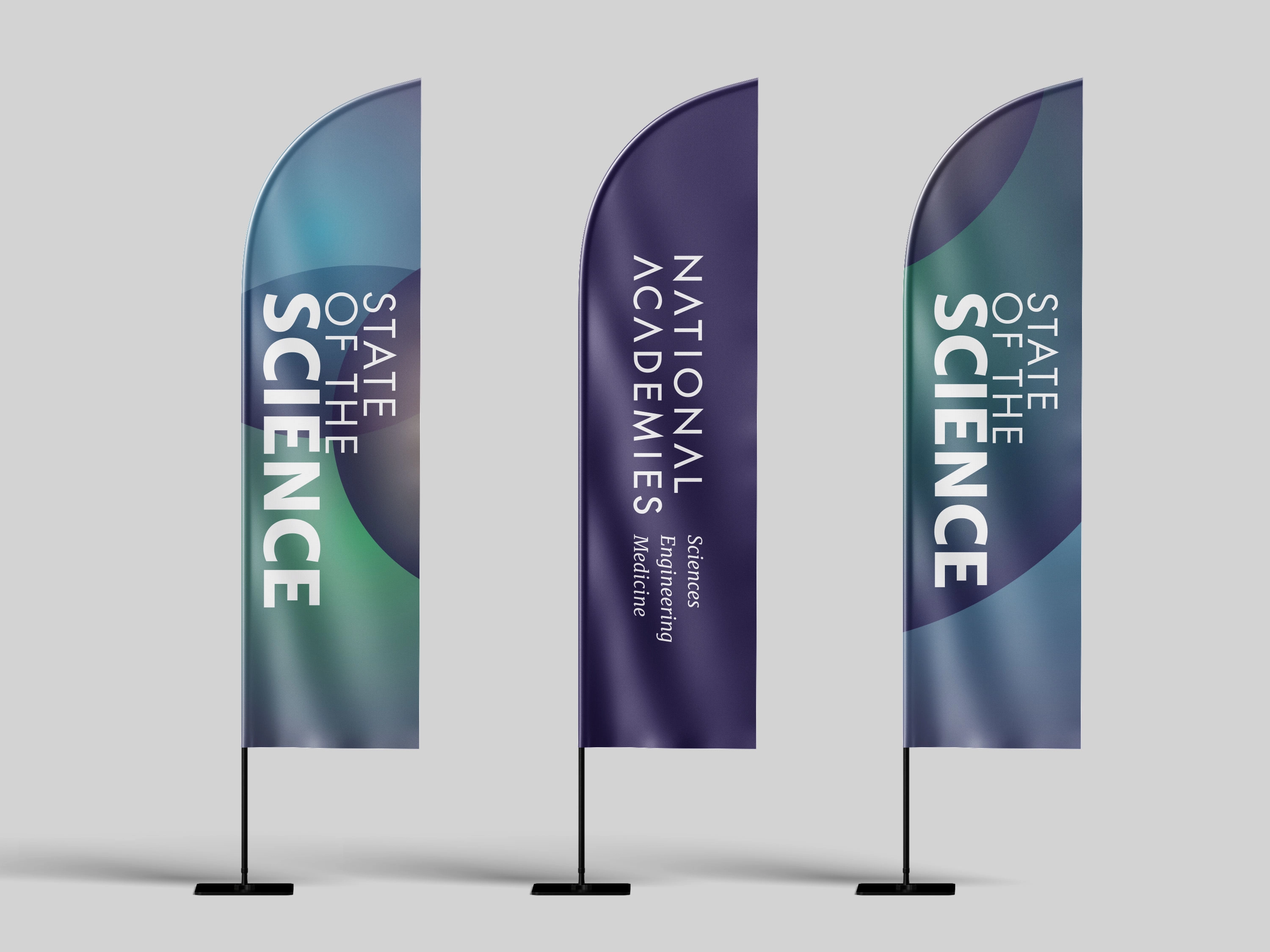 State of the Science event flags