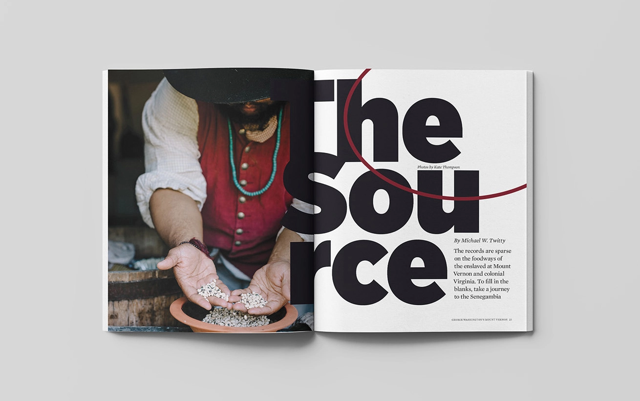 Opening spread of The Source featuring Michael Twitty